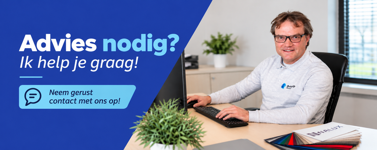 Biminitops aluminium 2 bogen
