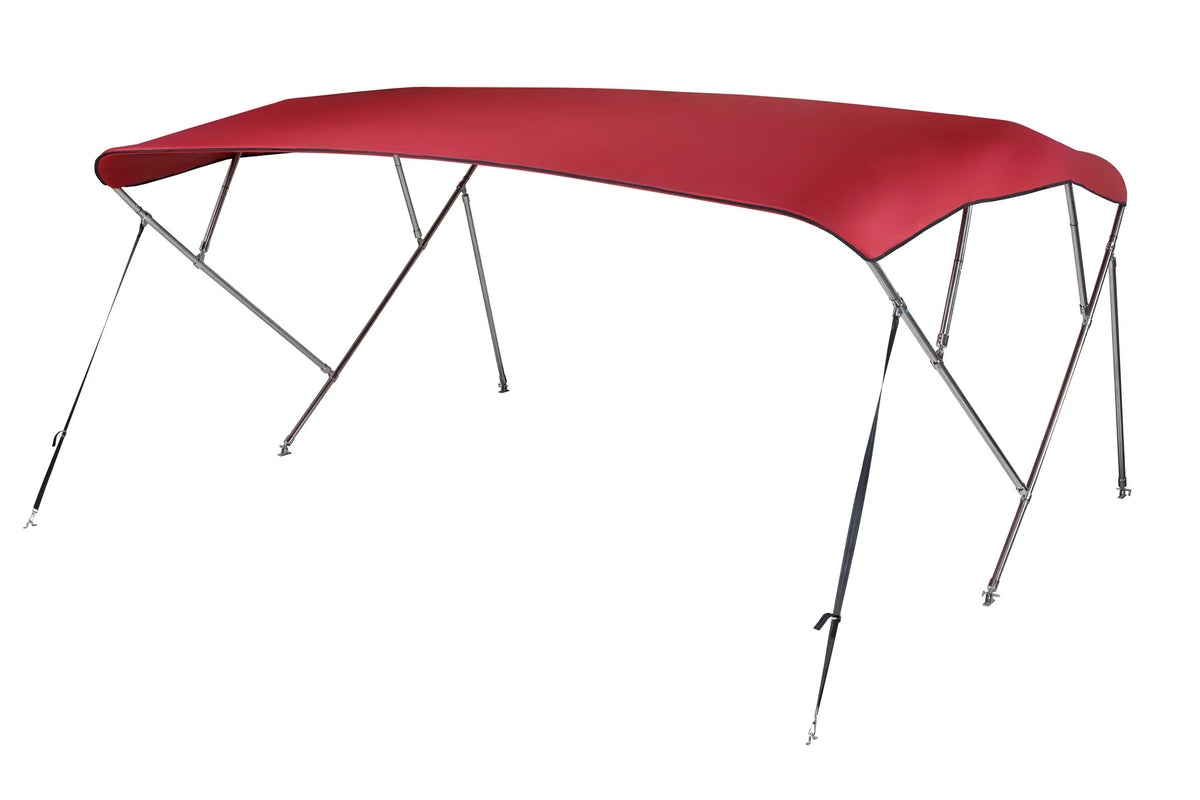 NALUX  RVS Biminitop 4 bogen - Hoogte 117 cm -Breedte 137-152 cm