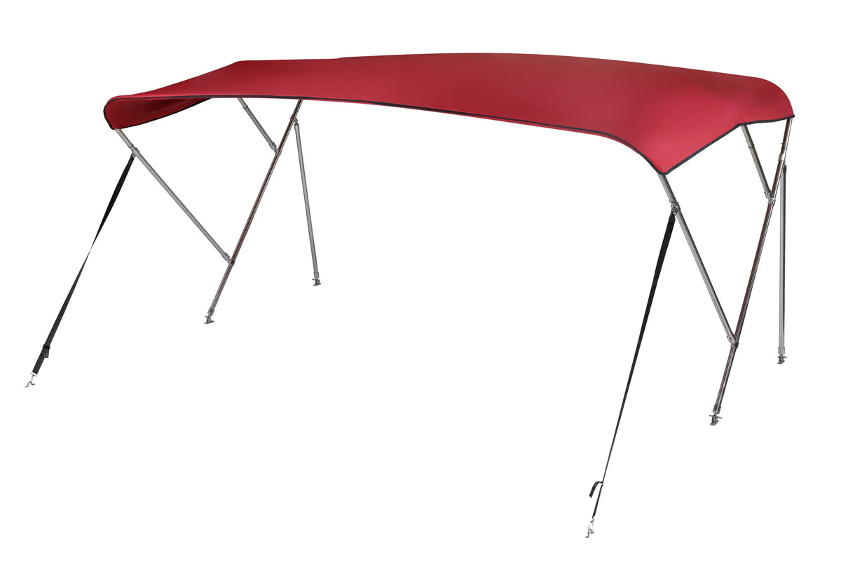 NALUX  RVS Biminitop 3 bogen - Hoogte 137 cm -Breedte 215-228 cm