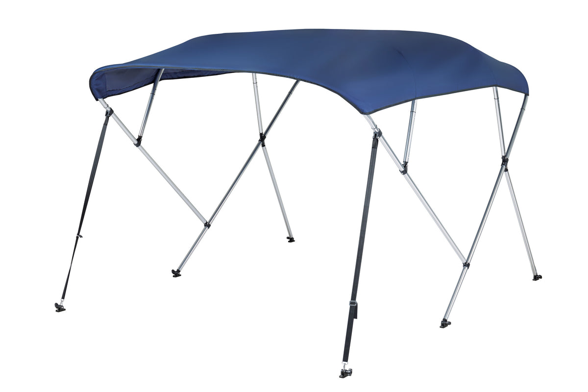 NALUX  RVS Biminitop 4 bogen - Hoogte 117 cm -Breedte 185-198 cm