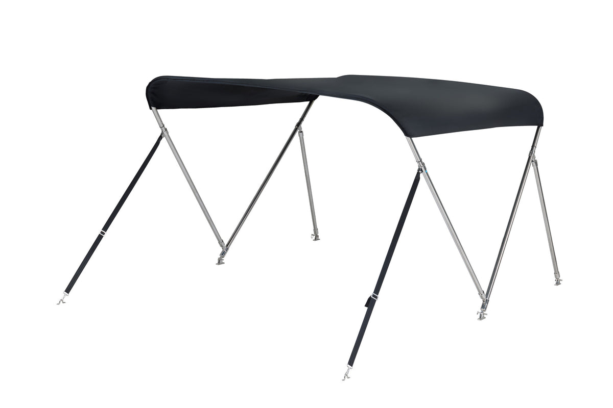 NALUX RVS Biminitop 2 bogen - Hoogte 110 cm -Breedte 130-150 cm