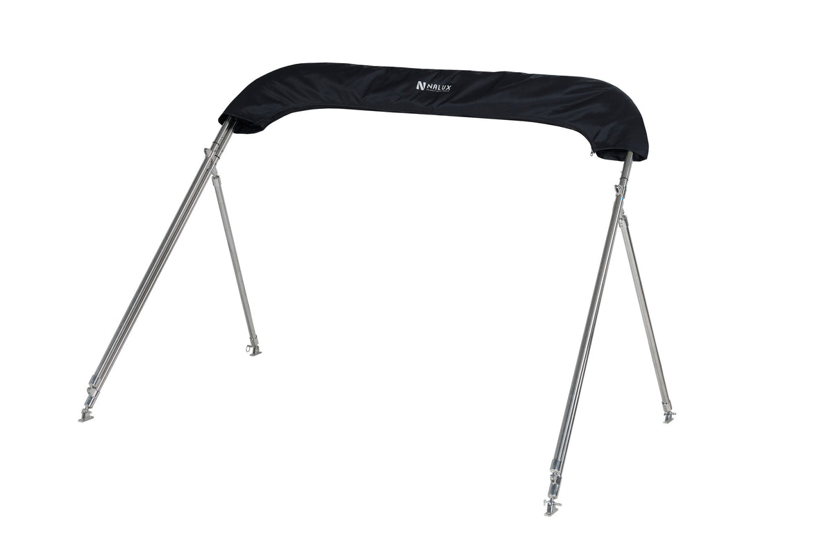 NALUX RVS Biminitop 2 bogen - Hoogte 110 cm -Breedte 130-150 cm