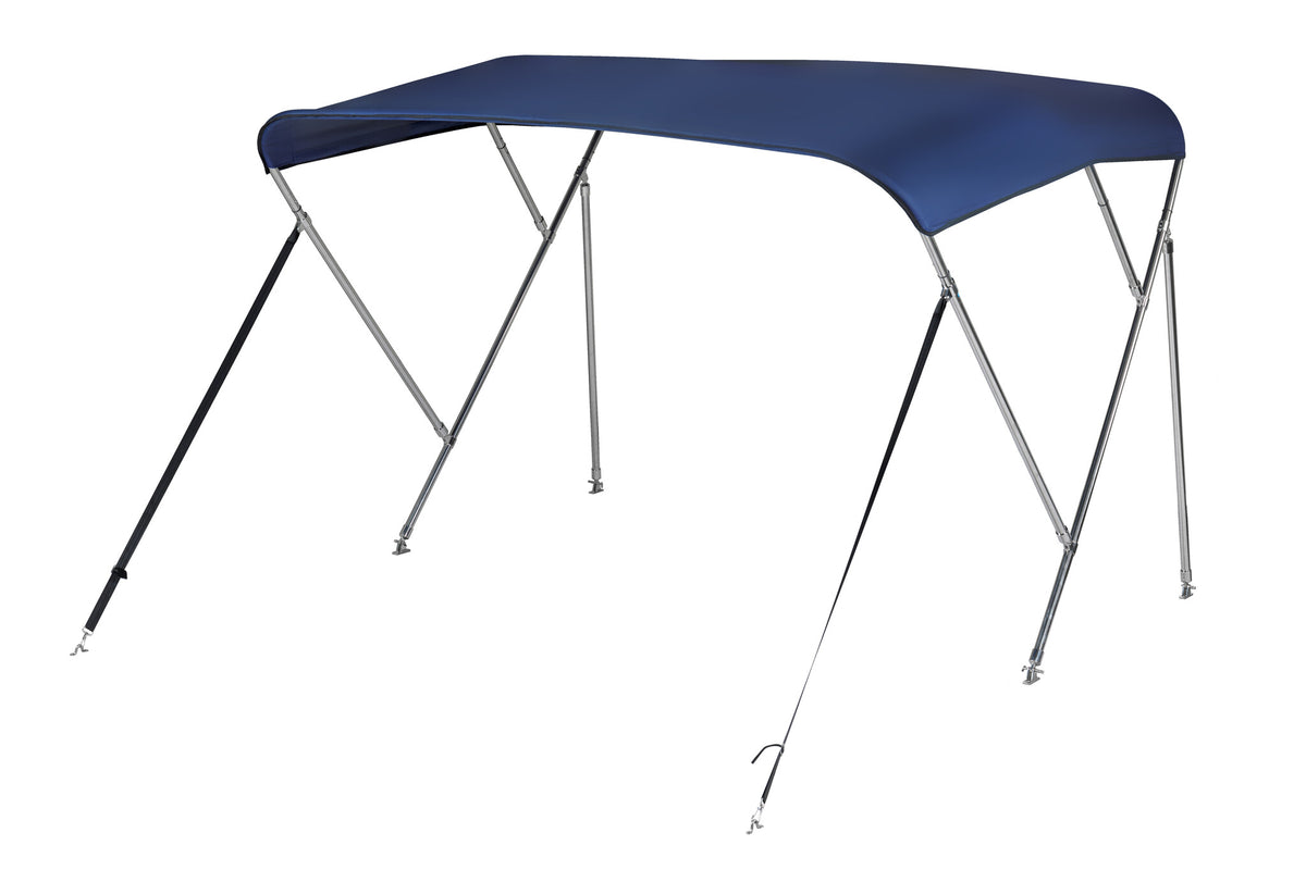 NALUX  RVS Biminitop 3 bogen - Hoogte 117 cm -Breedte 264-283 cm