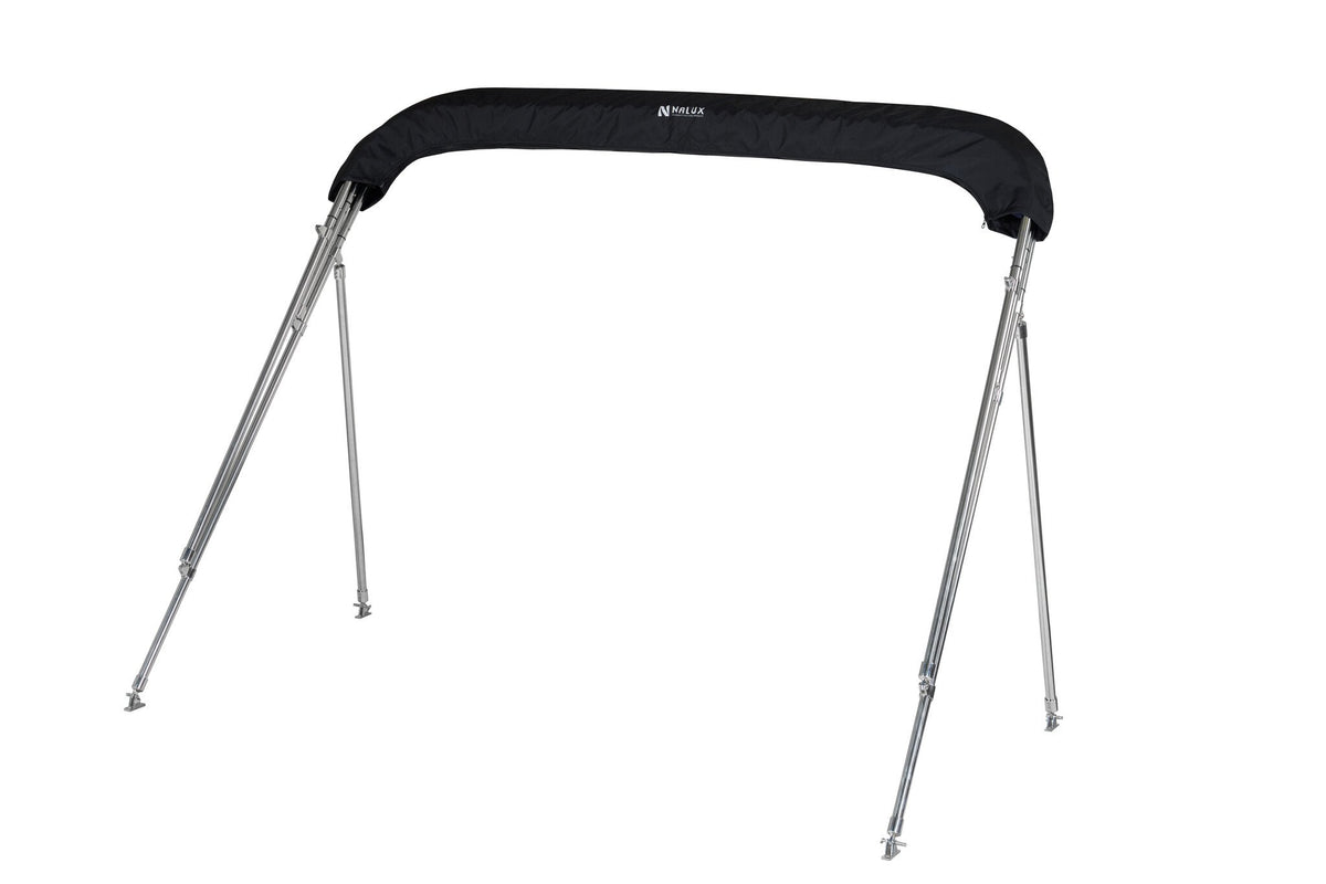NALUX  RVS Biminitop 4 bogen - Hoogte 137 cm -Breedte 155-169 cm