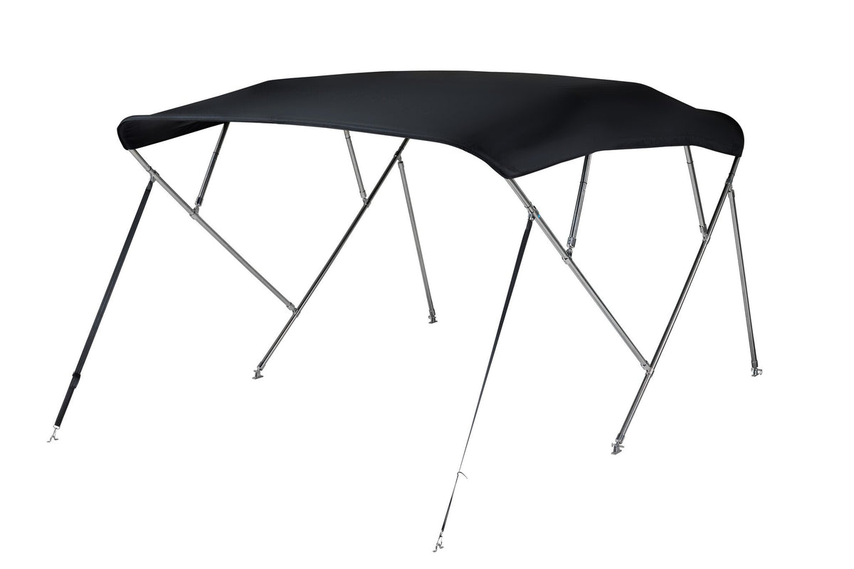 NALUX  RVS Biminitop 4 bogen - Hoogte 137 cm -Breedte 317-330 cm