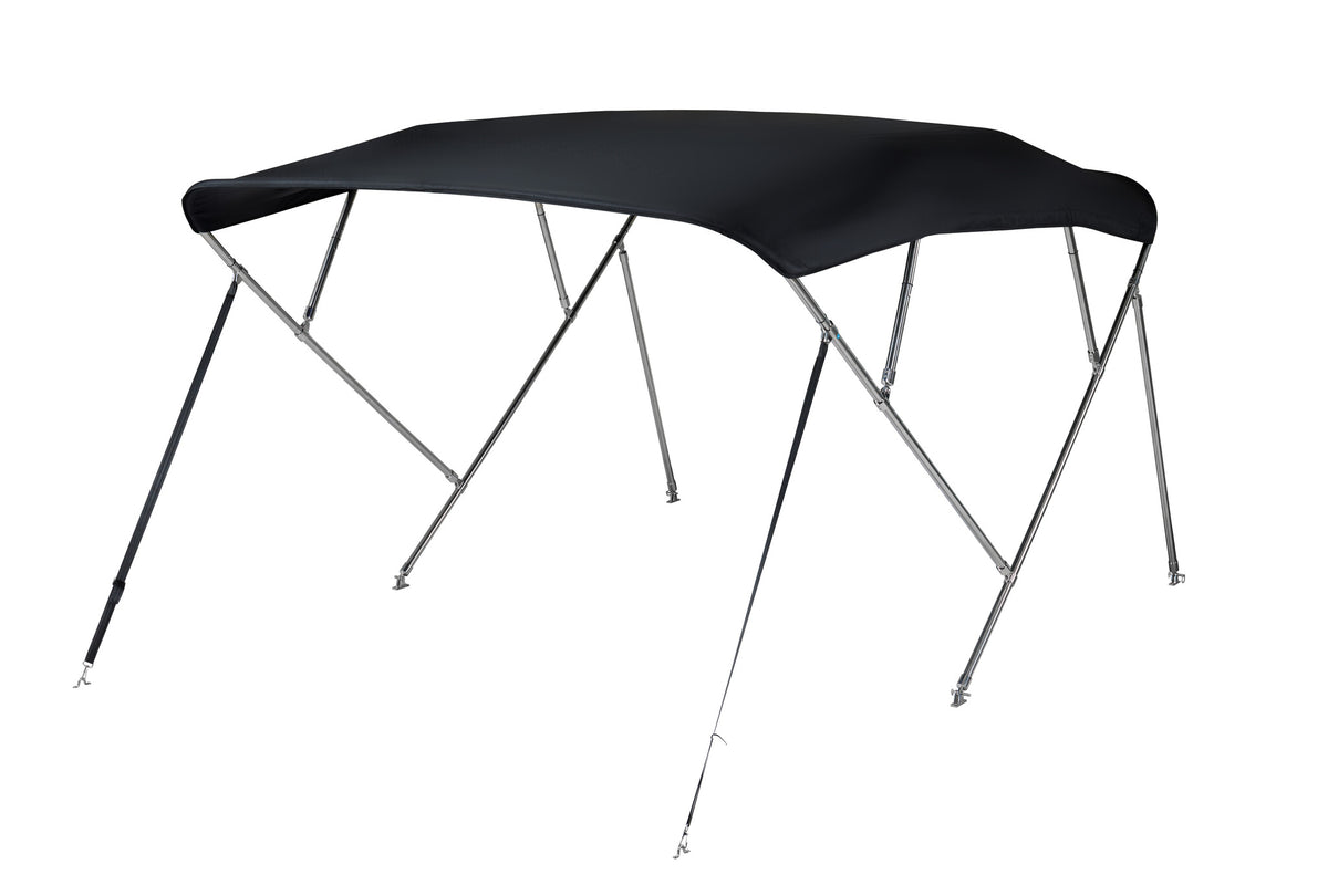 NALUX  RVS Biminitop 4 bogen - Hoogte 117 cm -Breedte 137-152 cm