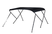 NALUX Biminitop 3 bogen zwart frame- Hoogte 91 cm -Breedte 155-169cm